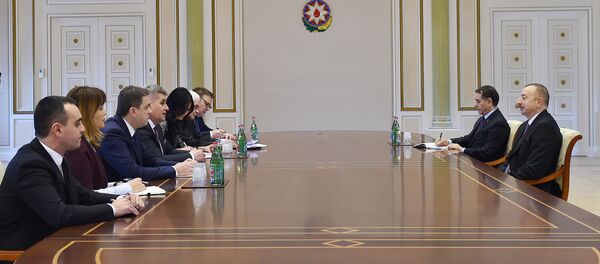Президент Ильхам Алиев принял делегацию во главе с председателем парламента Монтенегро - Sputnik Азербайджан
