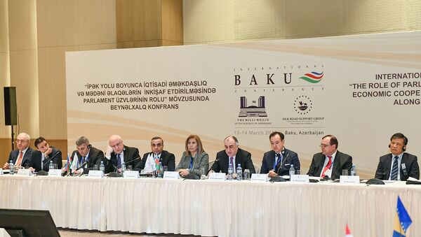 Международная конференция Группы поддержки Шелкового пути Парламентской Ассамблеи ОБСЕ в Баку - Sputnik Азербайджан