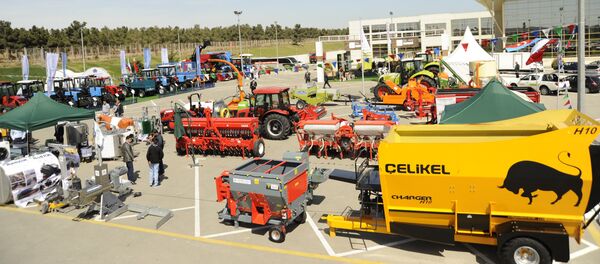 Подготовка к выставке Caspian Agro 2018 Подготовка к выставке Caspian Agro 2018 - Sputnik Азербайджан