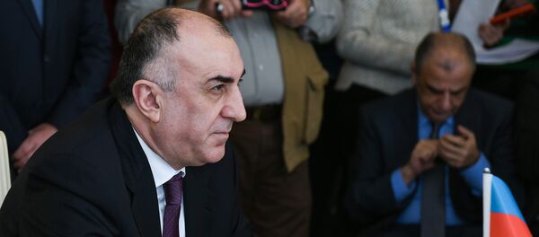 Министр иностранных дел Азербайджана Эльмар Мамедъяров Министр иностранных дел Азербайджана Эльмар Мамедъяров - Sputnik Азербайджан