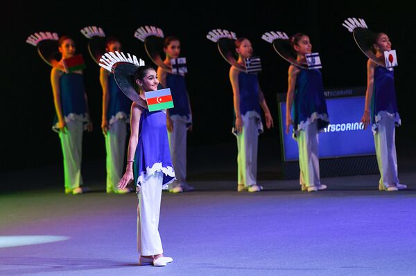 Церемония открытия Кубка мира по спортивной гимнастике - Sputnik Азербайджан