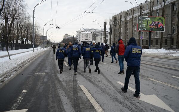 Украинская полиция заблокировала доступ к посольству Российской Федерации в Киеве - Sputnik Азербайджан