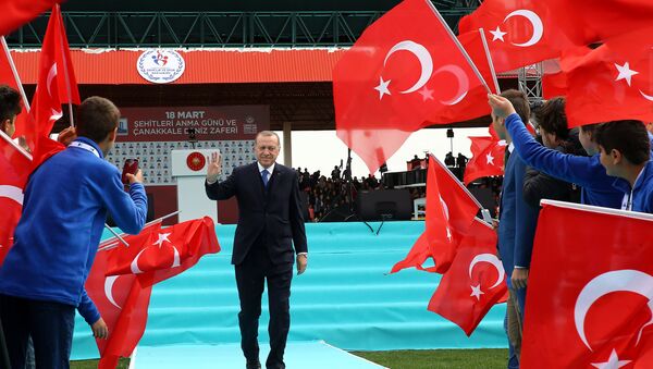 Президент Турции Реджеп Тайип Эрдоган - Sputnik Азербайджан