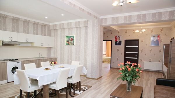 Новая квартира, предоставленная семьям вынужденных переселенцев, фото из архива - Sputnik Азербайджан