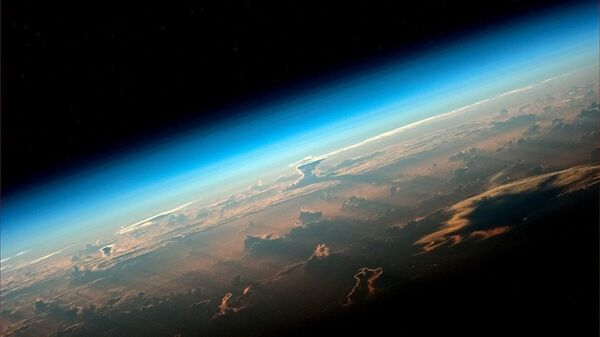 Снимок Земли с пилотируемого корабля Союз МС-08 - Sputnik Азербайджан