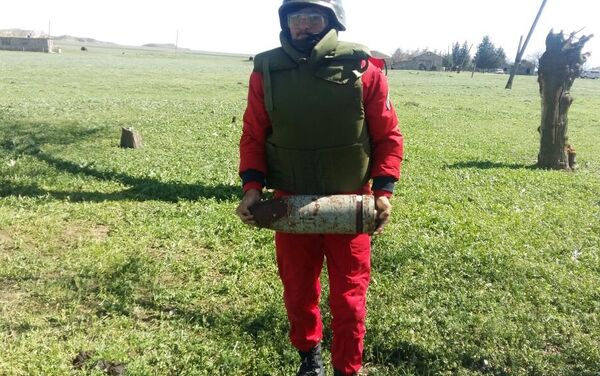 Операция по обезвреживанию мин в Агстафинском районе - Sputnik Азербайджан