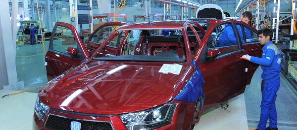 Производство легковых автомобилей Khazar - Sputnik Азербайджан