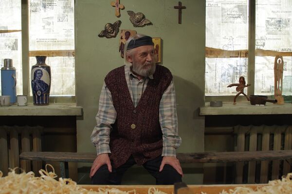 Станислав Любшин в кадре из фильма Антикиллер Д.К.. 2008 год Станислав Любшин в кадре из фильма Антикиллер Д.К.. 2008 год - Sputnik Азербайджан