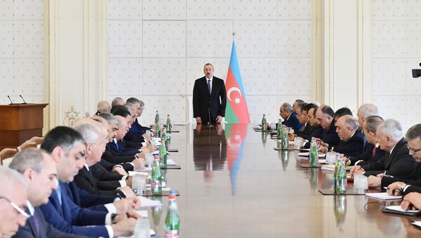 Выступление президента Ильхама Алиева - Sputnik Азербайджан