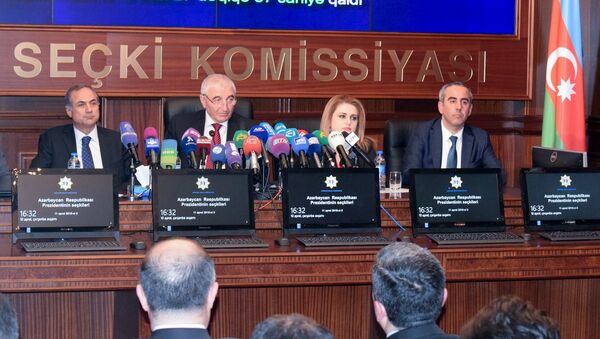 Заседание Центральной избирательной комиссии Азербайджана - Sputnik Азербайджан