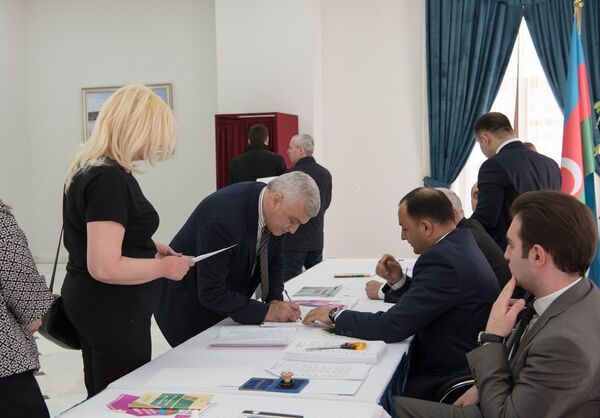 Выборы президента Азербайджана в Астане Выборы президента Азербайджана в Астане - Sputnik Азербайджан