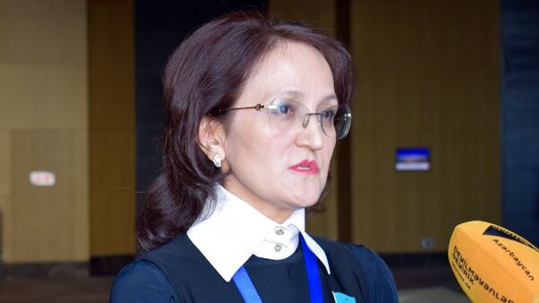 Член Комитета Мажилиса Парламента Республики Казахстан по социально-культурному развитию Джамиля Нурманбетова - Sputnik Азербайджан