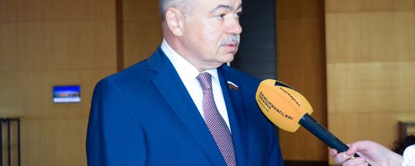 Заместитель Председателя Совета Федерации Федерального Собрания Российской Федерации, координатор группы наблюдателей от МПА СНГ Ильяс Умаханов Заместитель Председателя Совета Федерации Федерального Собрания Российской Федерации, координатор группы наблюдателей от МПА СНГ Ильяс Умаханов - Sputnik Азербайджан