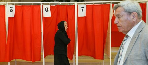 Nəsimi rayon 13 saylı seçki məntəqəsi - Sputnik Азербайджан