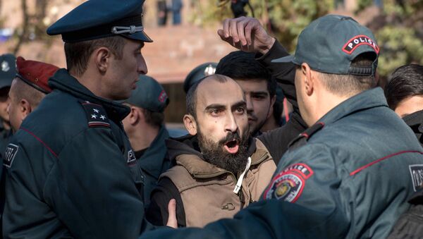 Акция протеста в Ереване, фото из архива - Sputnik Азербайджан