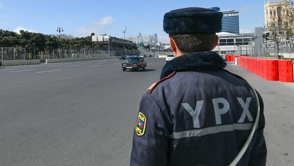 Yol patrul xidmətinin əməkdaşı, arxiv şəkli - Sputnik Azərbaycan
