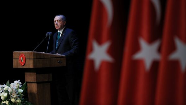 Президент Турции Реждеп Тайип Эрдоган, архивное фото - Sputnik Азербайджан
