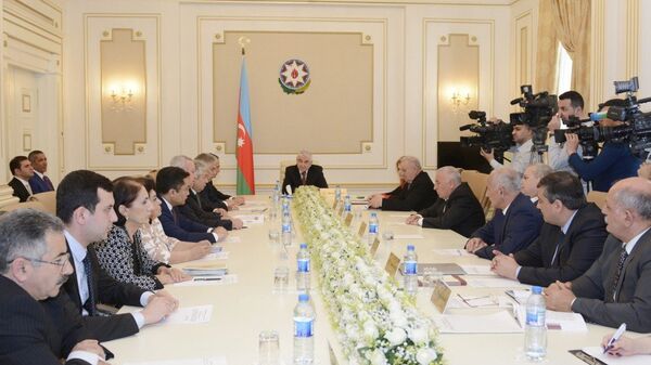 Заседание Центральной избирательной комиссии Азербайджана - Sputnik Азербайджан