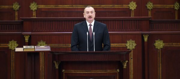 Президент Азербайджана Ильхам Алиев - Sputnik Азербайджан