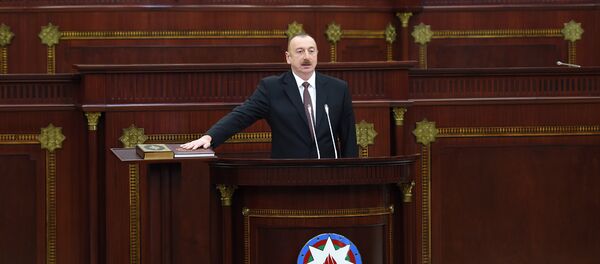 Президент Азербайджана Ильхам Алиев - Sputnik Азербайджан
