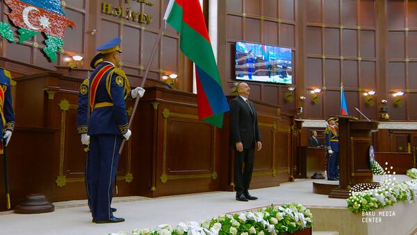 Интересные кадры с инаугурации президента Азербайджана - Sputnik Азербайджан