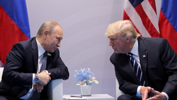 Владимир Путин и Дональд Трамп - Sputnik Азербайджан