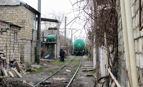 Этот населенный пункт территории поселка Кешля в народе называют Шанхай Этот населенный пункт территории поселка Кешля в народе называют Шанхай - Sputnik Азербайджан