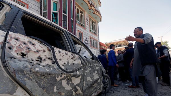 Ситуация на месте взрыва в столице Афганистана Кабуле, архивное фото - Sputnik Азербайджан