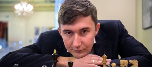 Международный гроссмейстер, чемпион мира по быстрым шахматам Сергей Карякин Международный гроссмейстер, чемпион мира по быстрым шахматам Сергей Карякин - Sputnik Азербайджан