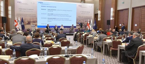 NATO Parlament Assambleyasının (NATO PA) Batumidə keçirilən 97-ci “Rouz-Rout” seminarı NATO Parlament Assambleyasının (NATO PA) Batumidə keçirilən 97-ci “Rouz-Rout” seminarı - Sputnik Азербайджан