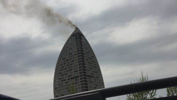 Trump Tower kimi tanınan binada yanğın - Sputnik Azərbaycan