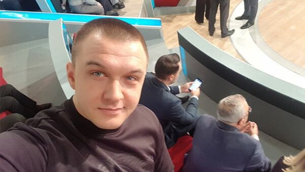 Польский журналист Томаш Мацейчук - Sputnik Азербайджан