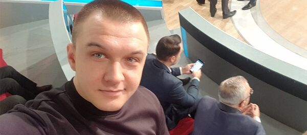 Польский журналист Томаш Мацейчук Польский журналист Томаш Мацейчук - Sputnik Азербайджан
