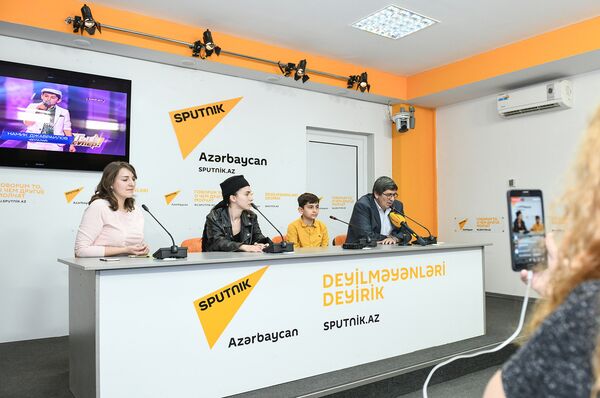 Азербайджанские звезды с участниками Ты супер! на площадке Sputnik Азербайджан - Sputnik Азербайджан