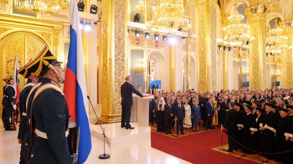 Инаугурация президента России В. Путина - Sputnik Азербайджан