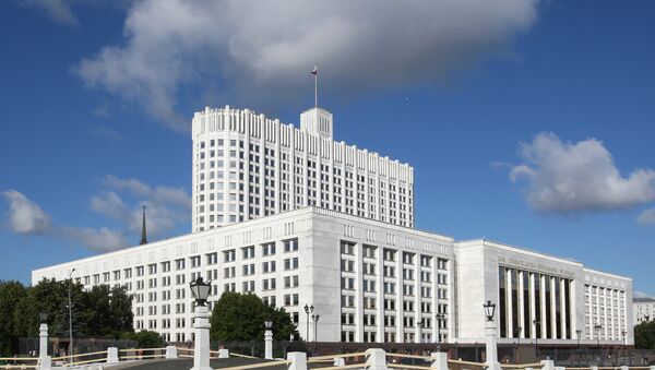 Дом правительства РФ на Краснопресненской набережной - Sputnik Азербайджан