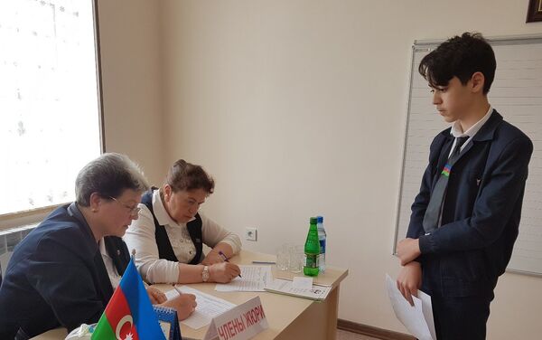 В школе № 3 города Нахчыван прошла Олимпиада по русскому языку и литературе - Sputnik Азербайджан