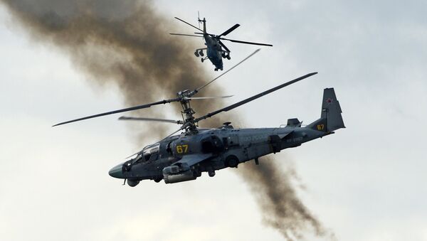 Ka-52  Alligator  attack helicopter  (File) - Sputnik Azərbaycan