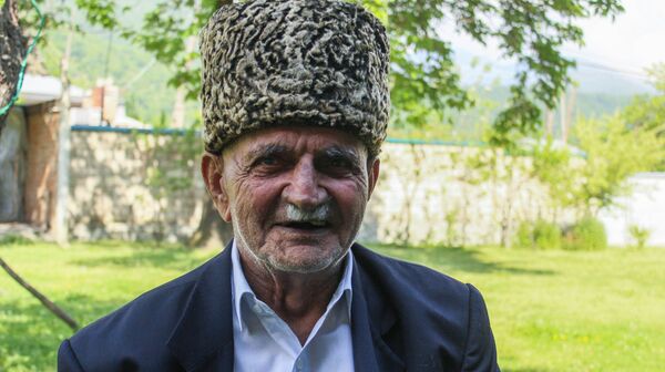 Ветеран Второй мировой войны Махмуд Мотухов Ветеран Второй мировой войны Махмуд Мотухов - Sputnik Азербайджан