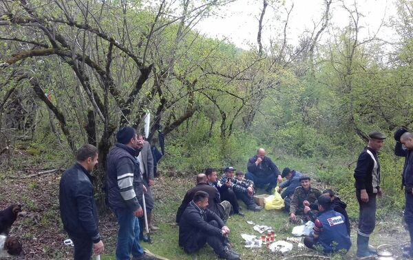 Жители села Хачмаз Огузского района привили дикорастущие деревья - Sputnik Азербайджан