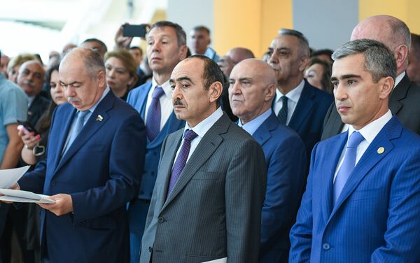 Церемонии открытия историко-документальной выставки Гейдар Алиев: Личность, Миссия, Наследие - Sputnik Азербайджан