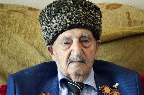 Участник Второй мировой войны Мир Мухаммед Алиев Участник Второй мировой войны Мир Мухаммед Алиев - Sputnik Азербайджан