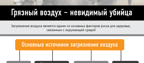 Грязный воздух — невидимый убийца Грязный воздух — невидимый убийца - Sputnik Азербайджан