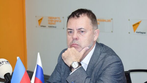 Председатель Экспертного совета Фонда поддержки научных исследований Мастерская евразийских идей Григорий Трофимчук - Sputnik Азербайджан
