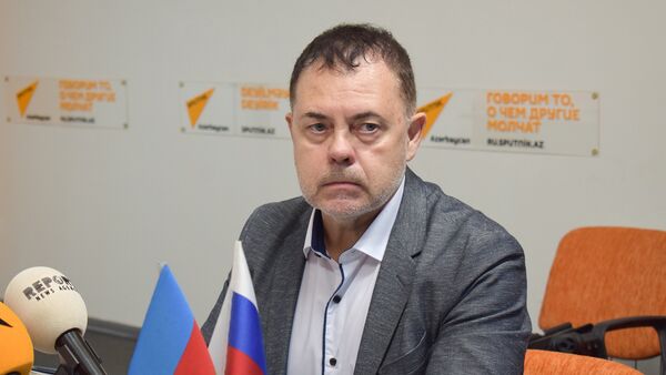 Председатель Экспертного совета Фонда поддержки научных исследований Мастерская евразийских идей Григорий Трофимчук - Sputnik Азербайджан