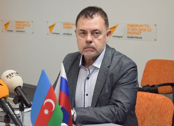 Председатель Экспертного совета Фонда поддержки научных исследований Мастерская евразийских идей Григорий Трофимчук Председатель Экспертного совета Фонда поддержки научных исследований Мастерская евразийских идей Григорий Трофимчук - Sputnik Азербайджан