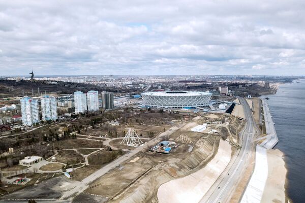 Стадион Волгоград Арена в Волгограде - Sputnik Азербайджан