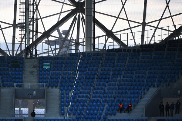 Трибуны на стадионе Волгоград Арена - Sputnik Азербайджан