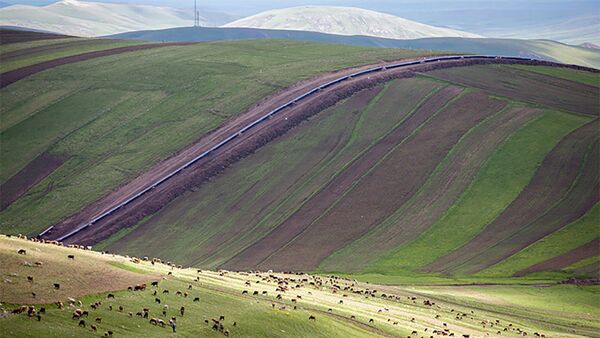 Трансанатолийский газопровод (TANAP), фото из архива - Sputnik Азербайджан