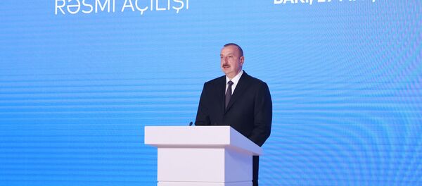 Президент Ильхам Алиев принял участие в церемонии официального открытия Южного газового коридора - Sputnik Азербайджан